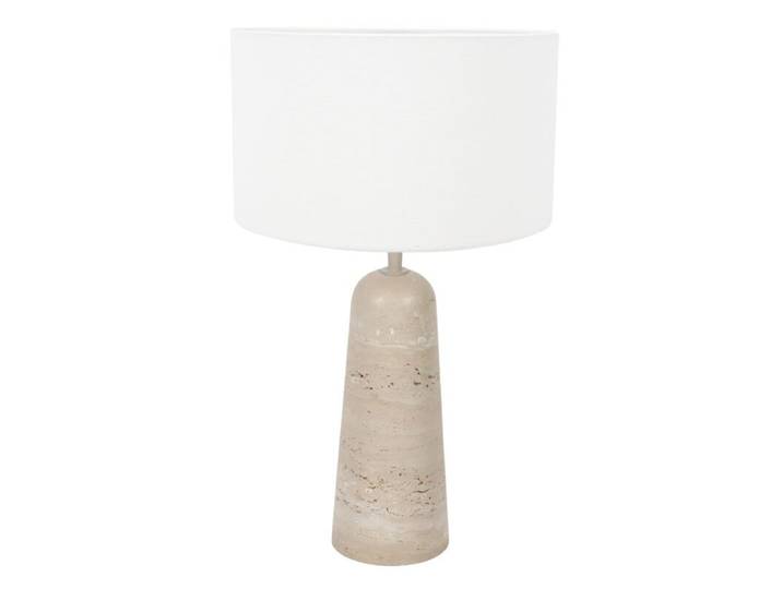 Anne Lighting Tischleuchte Travino, Naturmaterial, E27-Fassung -