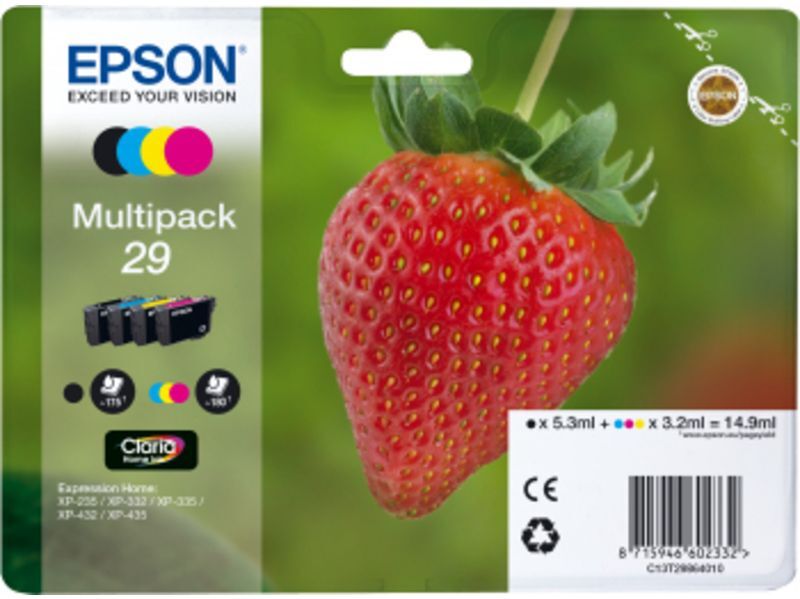 Epson 29 (C13T29864012) - 4 couleurs - Cartouche d'encre - Multipack