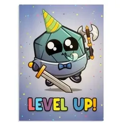 Crit Stones Leveled Up Greeting Card