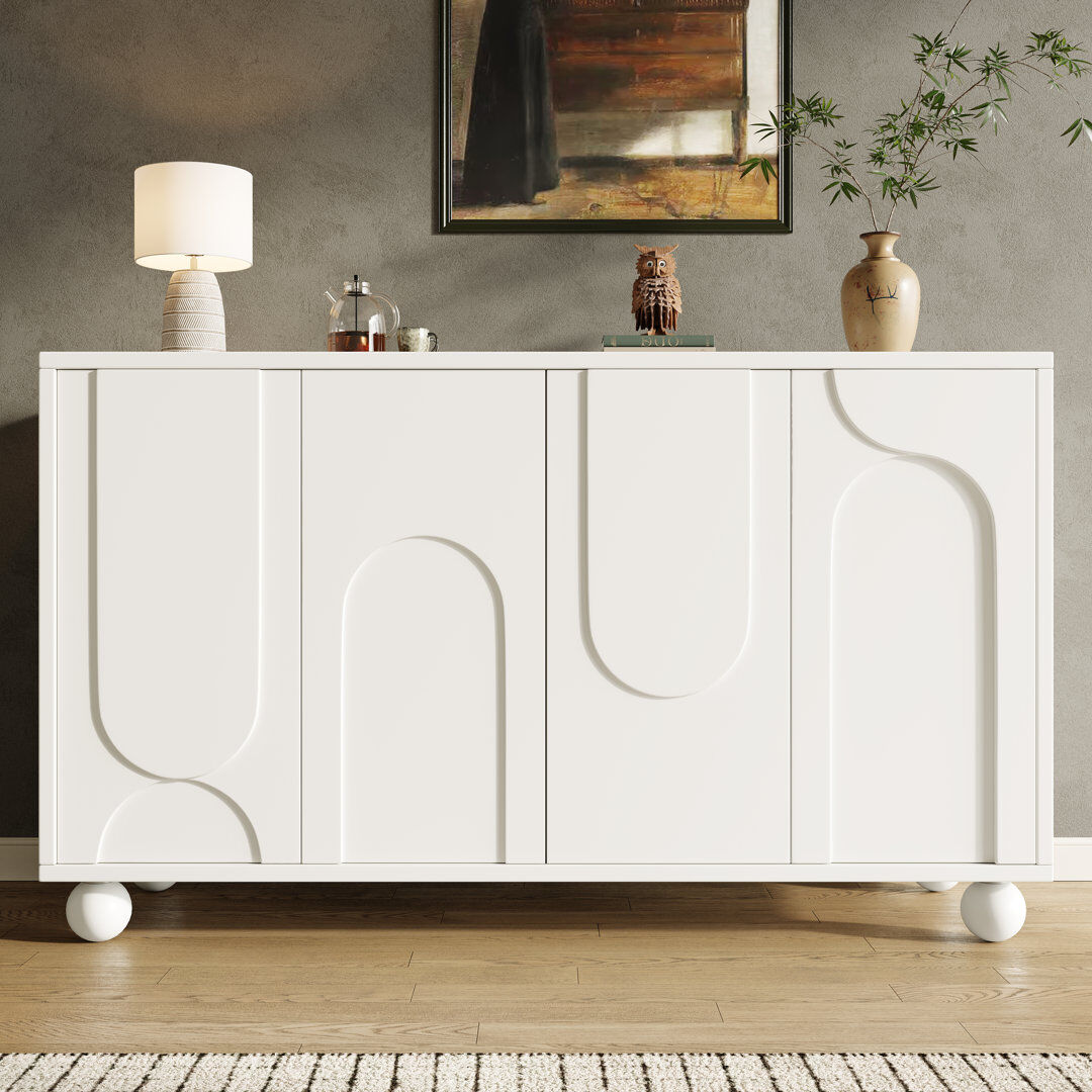 Latitude Run 120 cm W Sideboard White 71cm H X 120cm W X 35cm D