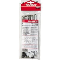 Fensterrahmendübel F 10 M 182 B silber, 6 Stück, mit Schraube