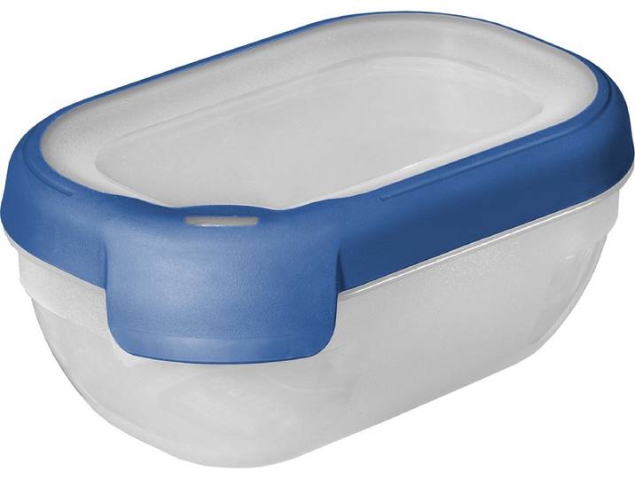 Curver Grand Chef Eco Vershoudbakje - 0\,5 liter - Rechthoekig - Transparant/Donkerblauw