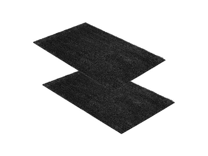 Astra Fussmatte FÜR Innen Quarzit 2ER Set, Anthrazit, 50x80 cm, Teppiche und Böden, Schmutzfangmatten, Fußmatten