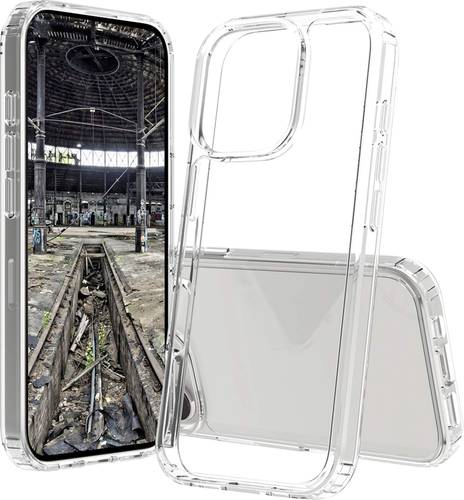 JT Berlin BackCase Pankow Clear Backcover Apple iPhone 16 Pro Max Transparent Induktives Laden 11089