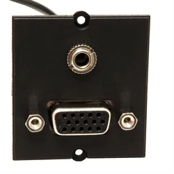 BACHMANN Custom Modul 1x VGA+ Audio 3.5 mm Stereo, schwarz