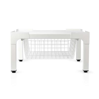 Nedis Ständer für Waschmaschine und Trockner - Drahtkorb - 200 kg - Weiss