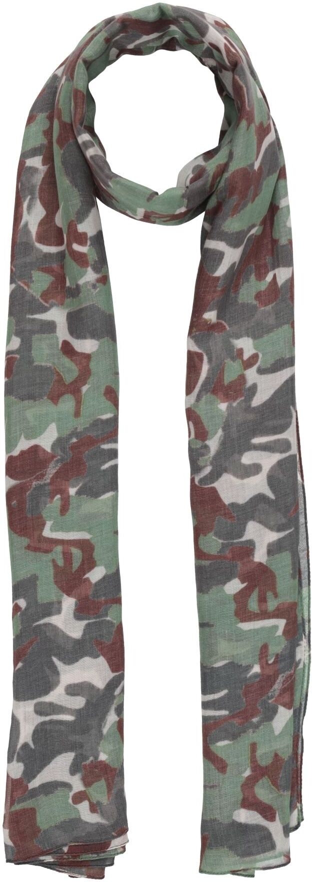 B.A. Printed Artworks Bufanda Mujer Verde militar -- Mujer