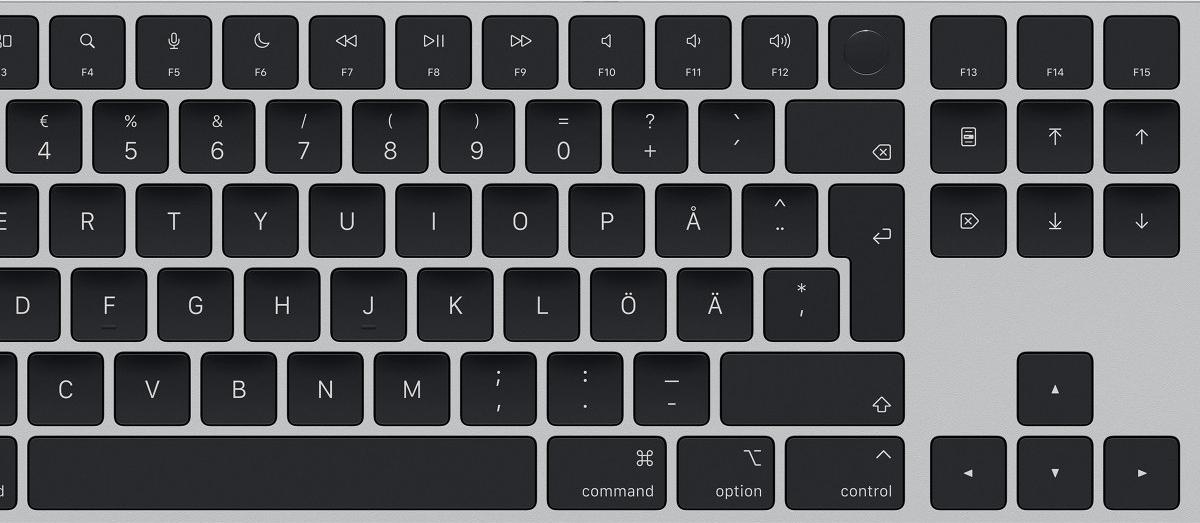 Apple Magic, Volle Größe (100%), Verkabelt & Kabellos, USB + Bluetooth, QWERTY, Schwarz