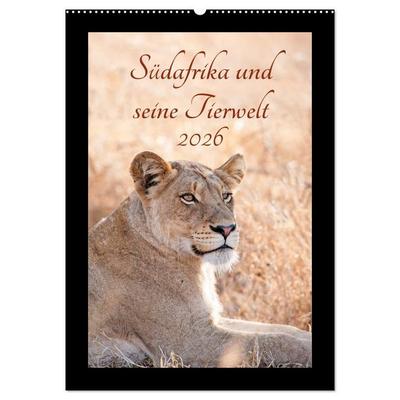 Südafrika und seine Tierwelt (Wandkalender 2026 DIN A2 hoch), CALVENDO Monatskalender