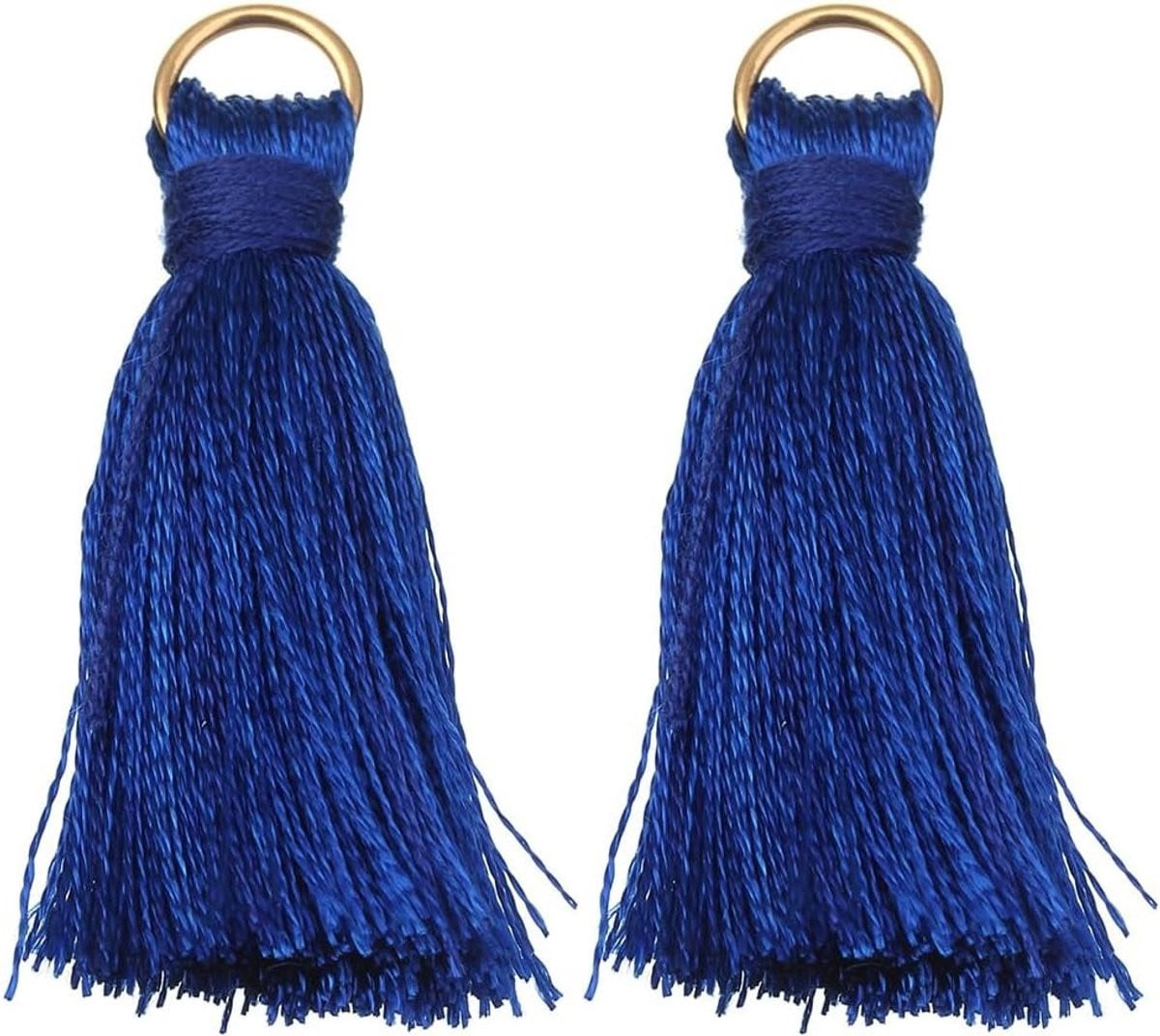 Set van 20 handgemaakte katoenen kwastjes van 3,5 cm voor sleutelhangers, decoratie en DIY-creaties