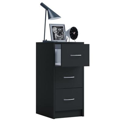 Holz Nachtschrank Nachttisch Schublade Boxal Maxi