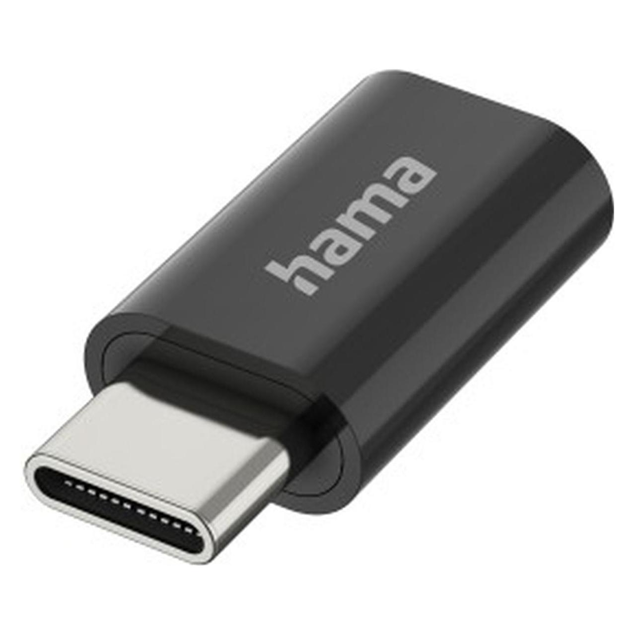 Hama USB C - Micro USB Buchse (Micro USB, USB-C) (00200310)