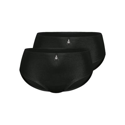 Panty SASSA "2er Pack Panty SPARKLING LIGHT", Damen, Gr. 44, 2 Stk., Mikrofaser, schwarz, Mikrofaser, , figurbetont, Unterhosen Panty