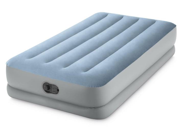Luftbett INTEX Intex DuraBeam Mid-Rise Comfort Twin , blau, PVC, Luftbetten, Luftbett