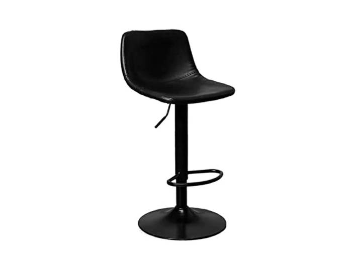 Küche Drehbarer Coffee-Shop-Stuhl kann angehoben werden (60–80 cm)(Schwarz)