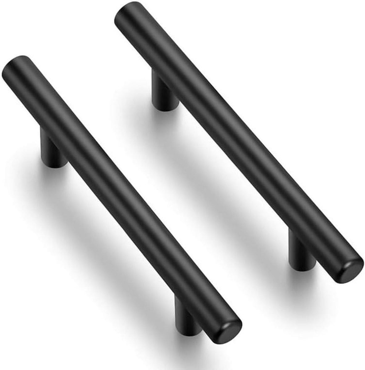 Keukenhandgrepen Roestvrij Staal Zwart - Greeptrekker voor Kastdeuren - 89mm Center tot Center