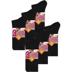 NUR DIE Herren Freizeitsocken Ohne Gummi kein einengender Bund 18