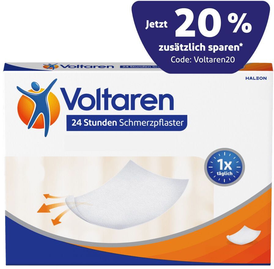 Voltaren 24 Stunden Schmerzpflaster 5 St Pflaster