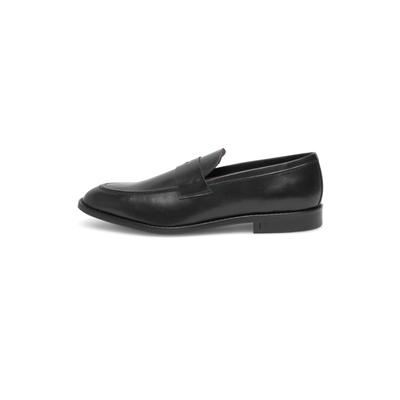 Loafer HENRY STEVENS "Wallace PL", Herren, Gr. 41, schwarz, Kalbsleder, Schuhe Loafer