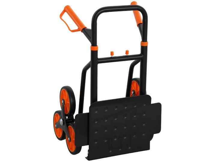 DURHAND Treppensteiger 120 kg Sackkarre Transportkarre Griff höhenverstellbar