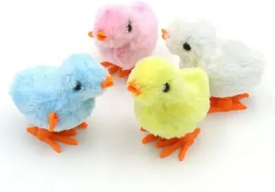 JoyToys Wind Up Easter Chick Toys 5 Pack Plush Jumping Baby Chick Toys For Kids Party Favors Wind Up Easter Chick Toys 5 Pack Plush Jumping Baby Chick Toys For Kids Party Favors