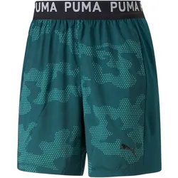 PUMA Train Off Season All-Over-Print Woven 7" Trainingsshorts Herren varsity green S