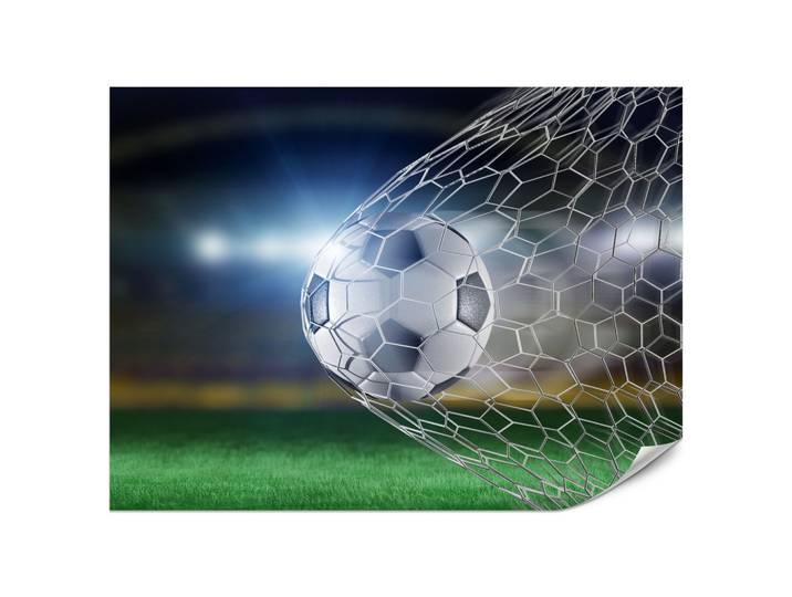 FOTOTAPETE für Jugendzimmer Fußball Tor Stadion Ball 200x140