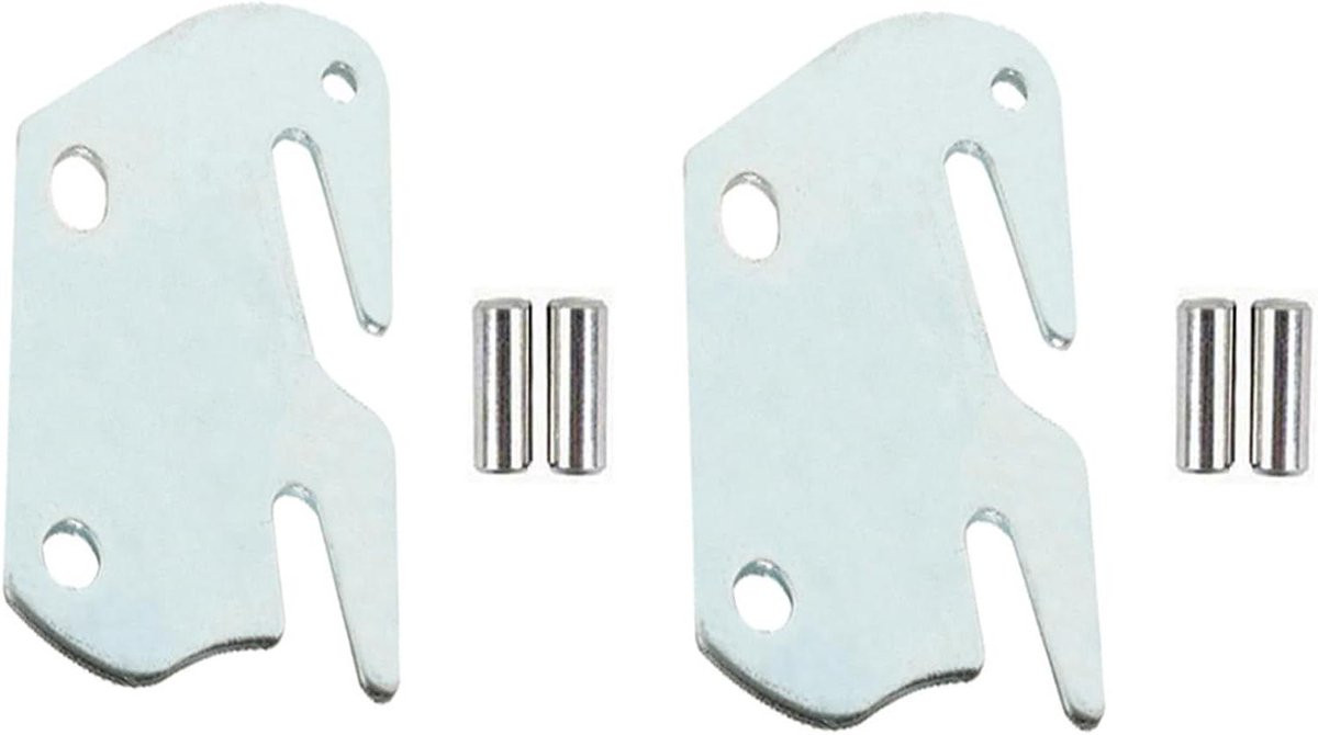 Set van 2 universele metalen bedrail haakplaten voor het repareren van bedden