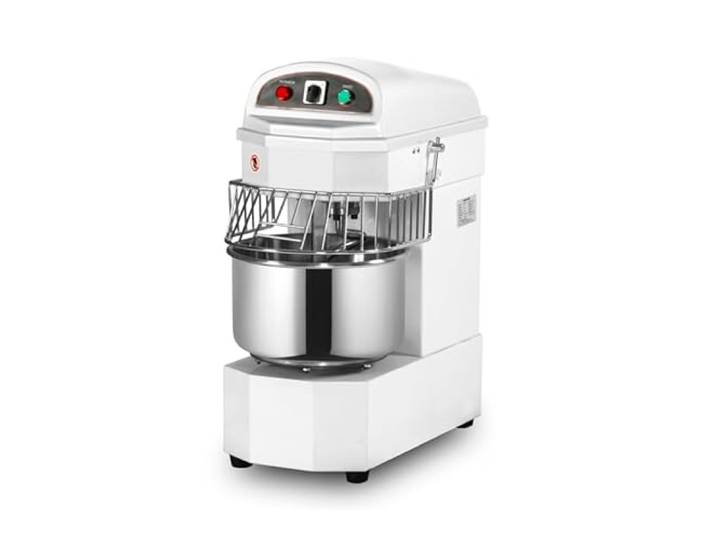 Pétrin à Pâte Professionnel 10 Litres - Cuve Fixe - 650W - 1 Vitesse - Inox - Compact et Robuste
