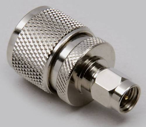 BKL Electronic 0409040 HF-Adapter SMA-Stecker - UHF-Stecker 1St.