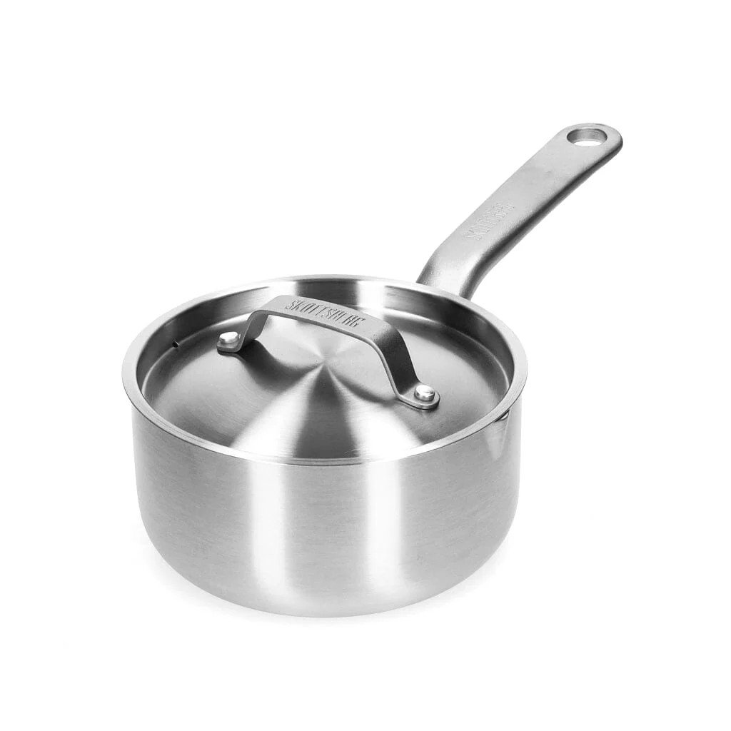 Skottsberg Roestvrijstalen steelpan met deksel, 16 cm