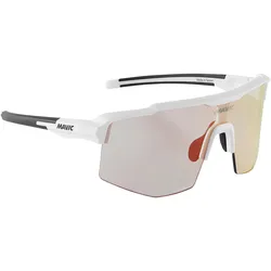 Mavic, Unisex, Sportbrille, MVS Photochromic CAT 1-3 (Red, Weiss, Red Photochromic Mirror), Grau, Rot, Weiss