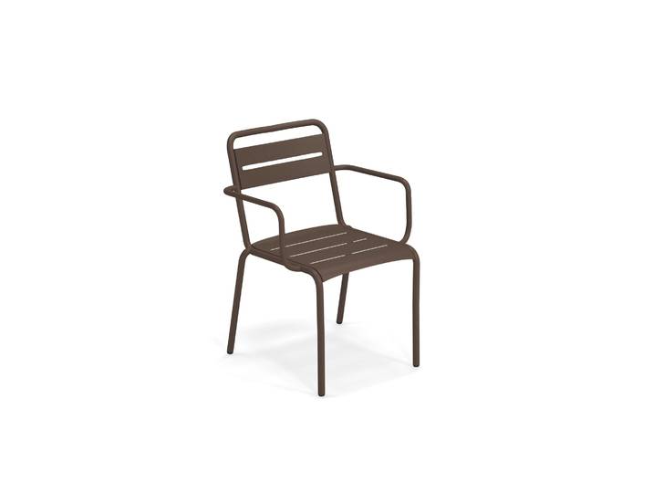 4er Set Emu Star Gartensessel Stapelbar Stahl