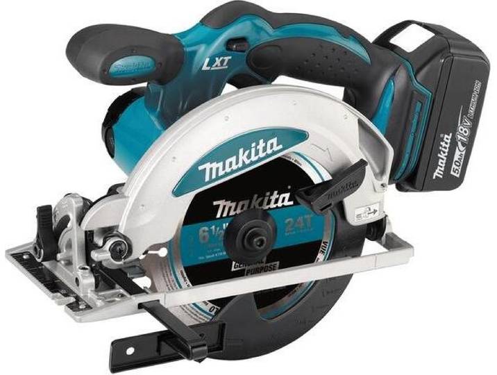 MAKITA scie circulaire 18V 165mm 2 x 5.0Ah LI-ION WALKING CASE MAKPAC DHS610RTJ