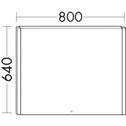 Burgbad Leuchtspiegel Bel Thermo 640x1000x40 bel Thermo, SIEE100PN089 SIEE100PN089