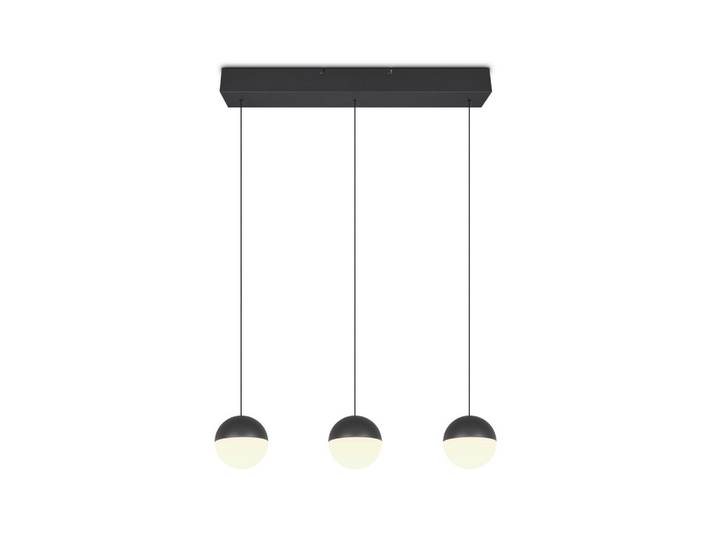 LED-Hängeleuchte Sestine Schwarz matt max. 3x5 Watt