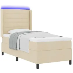 vidaXL, Boxspringbett, Alexandria (Linien-Design) (90 x 200 cm)