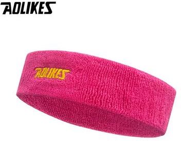 Inspire Select Cotton Sports Sweat Headband Breathable Sweat Wicking Hair Band For Running, Yoga, Tennis & Basketball rose