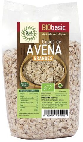 Sol Natural Big Bio Oat Flakes 500 gr 500 gr