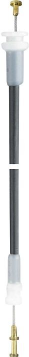 Viega Bowdenzug 135027 540mm, Kunststoff schwarz, Seil Edelstahl, für Normalwannen