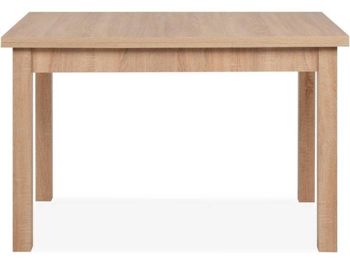 CALICOSY - Ausziehbarer Esstisch Nachbildung Sonoma-Eiche L120-200 cm – LONGFORD