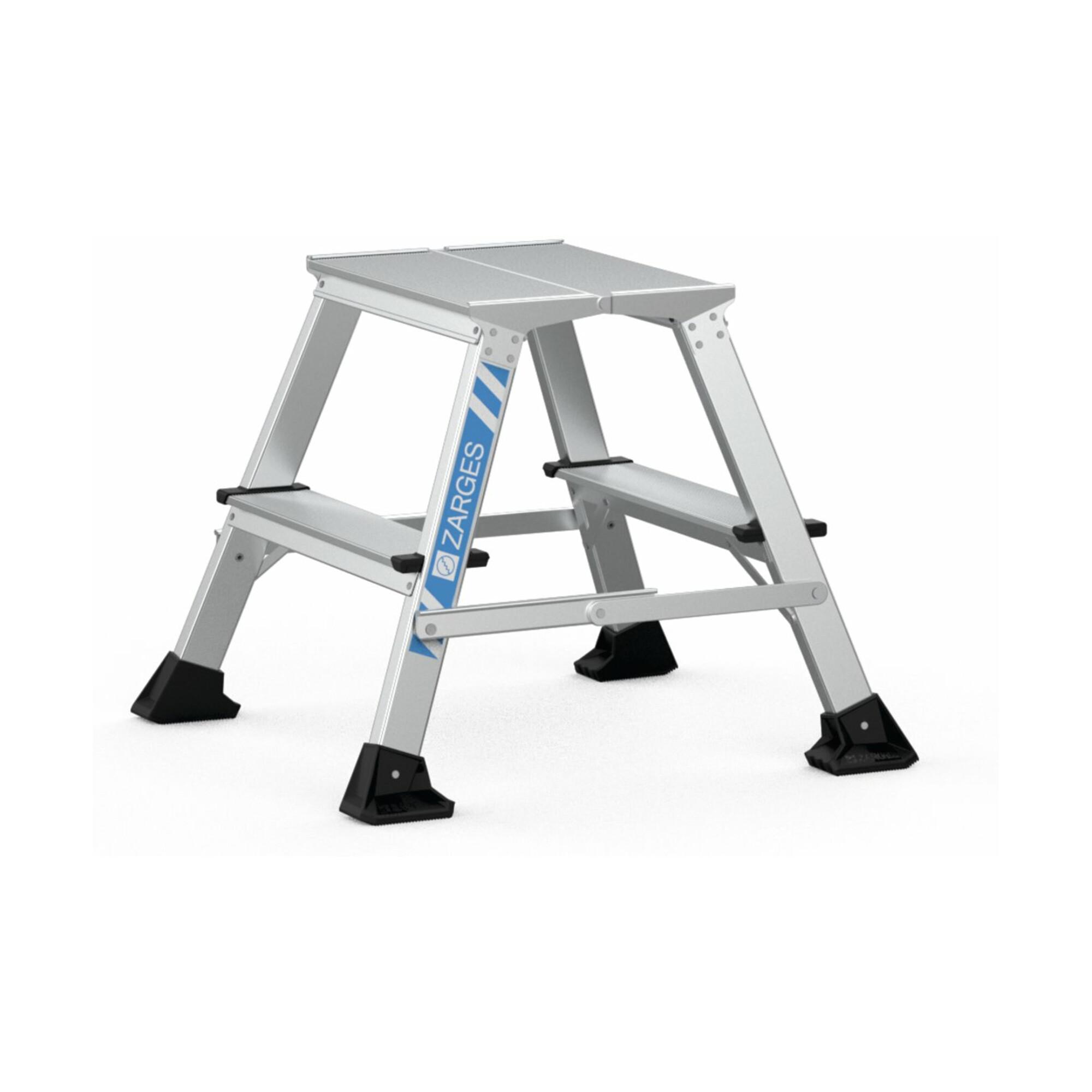 Zarges XLstep P - Podest schmal 2 x 2 Stufen (40101)