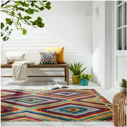 Outdoor-Teppich waschbar Bunt 200 x 290 cm - LUNE   Kadima Design