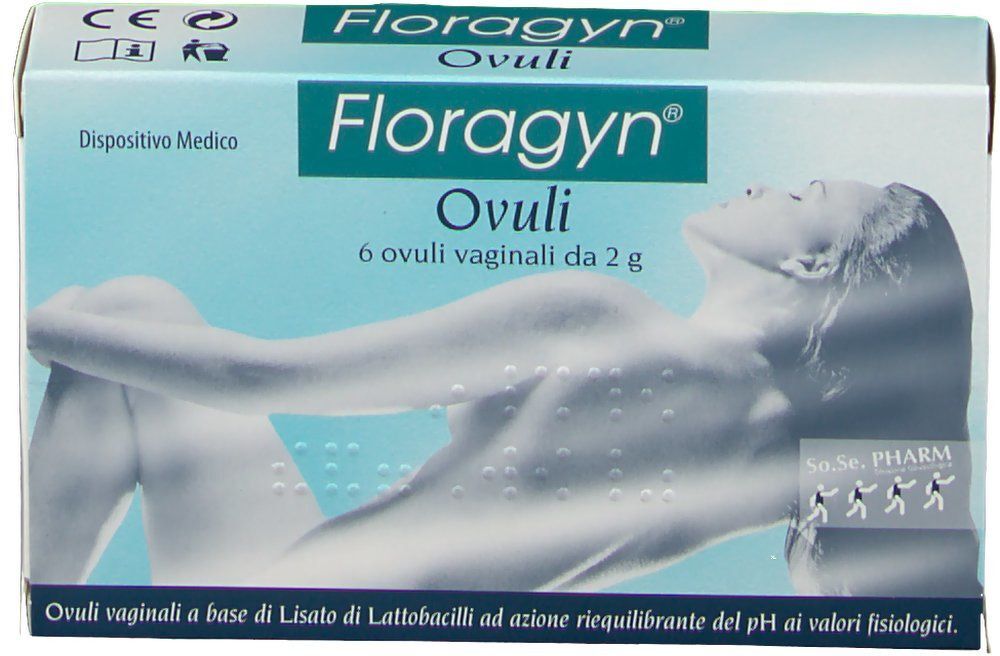 DOC GENERICI Srl So.Se.Pharm, Floragyn Ovuli, 6 Ovuli