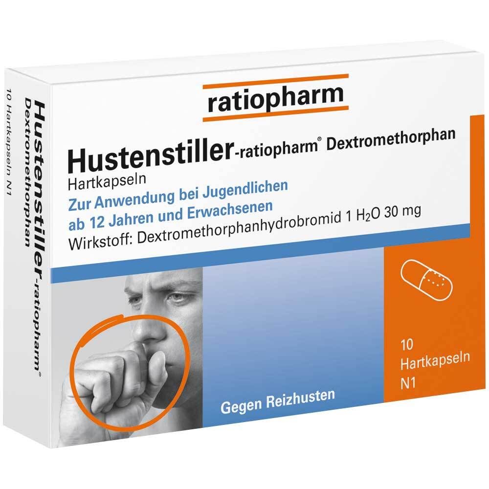 HUSTENSTILLER-ratiopharm Dextromethorphan Kapseln 10 St