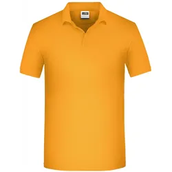 Bio Polo T-Shirt "JN874" - M - gold-yellow