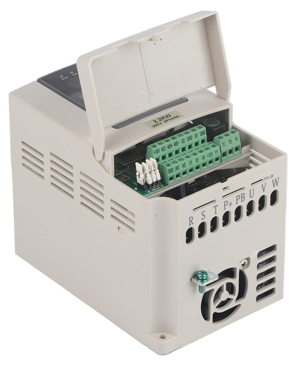 Selius VFD Frequentieomvormer 380V 2,2KW voor motorsnelheidsregeling van productiemachines, ventilatoren en pompen