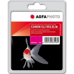 AgfaPhoto kompatibel für Canon CLI-551M XL,  Tinte, 11ml, magenta