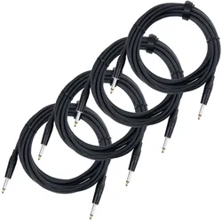 Pronomic Stage BOXJ1-5 Boxenkabel Klinke 5 m 4er Set