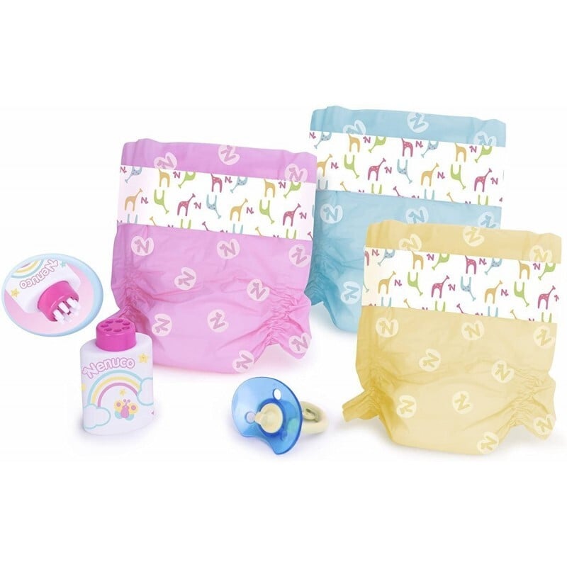 Famosa Nenuco Accessoires Kleurrijke Luiers
